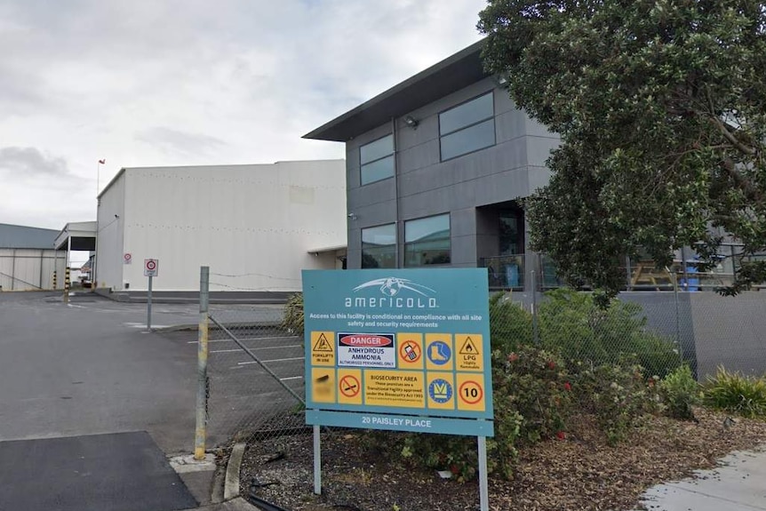 A Google Street View of an Americold warehouse in the Mt Wellington suburb of Auckland.