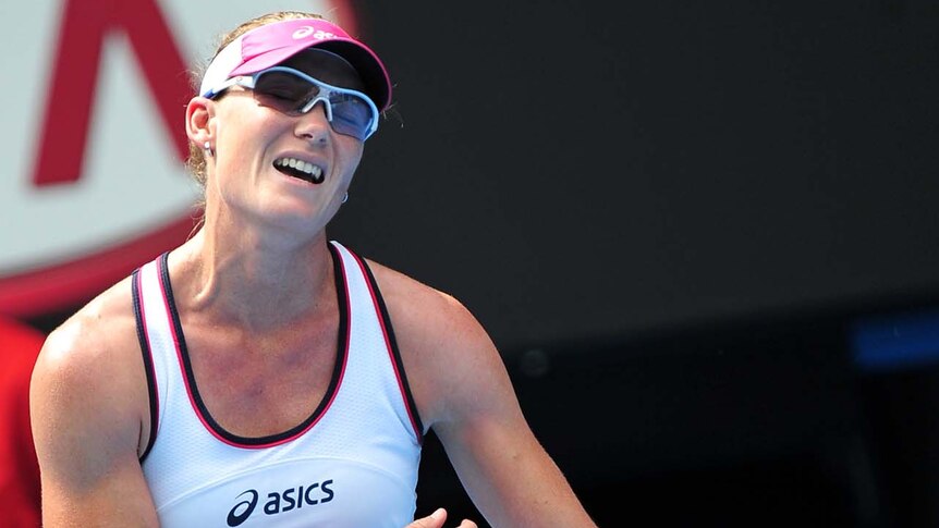 Samantha Stosur loses her first-round Australian Open match