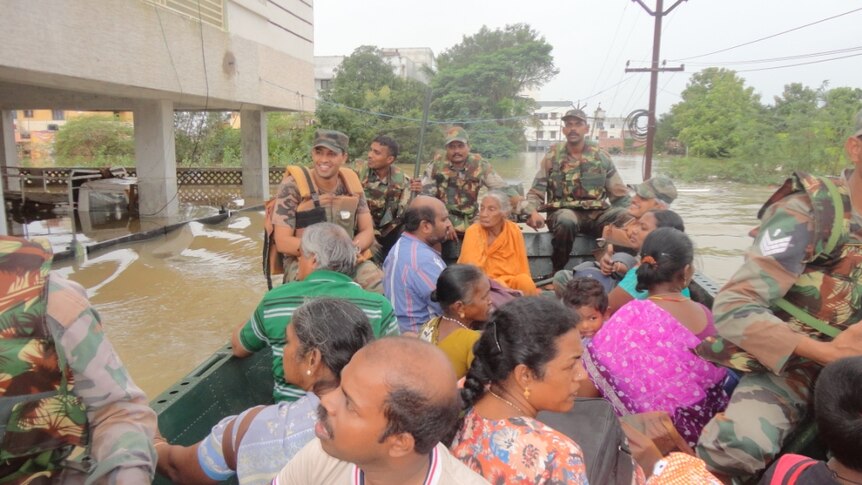 Residents rescued in Chennai