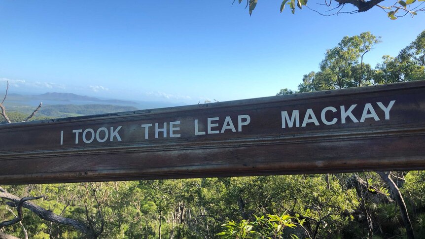 A frame with the words I Took The Leap Mackay