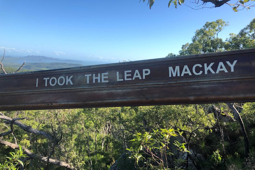 A frame with the words I Took The Leap Mackay