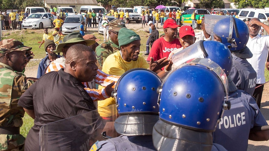 Pre-election violence in South Africa
