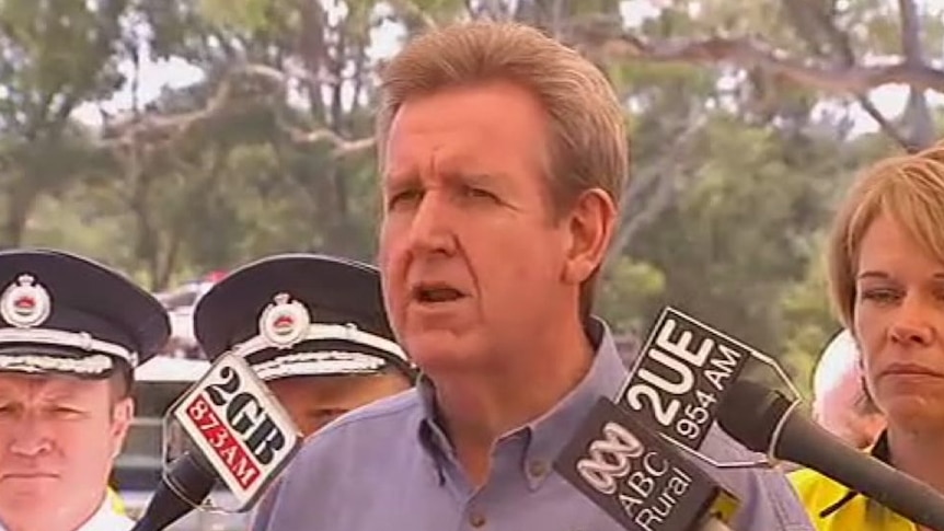 O'Farrell tours fire affected areas in NSW