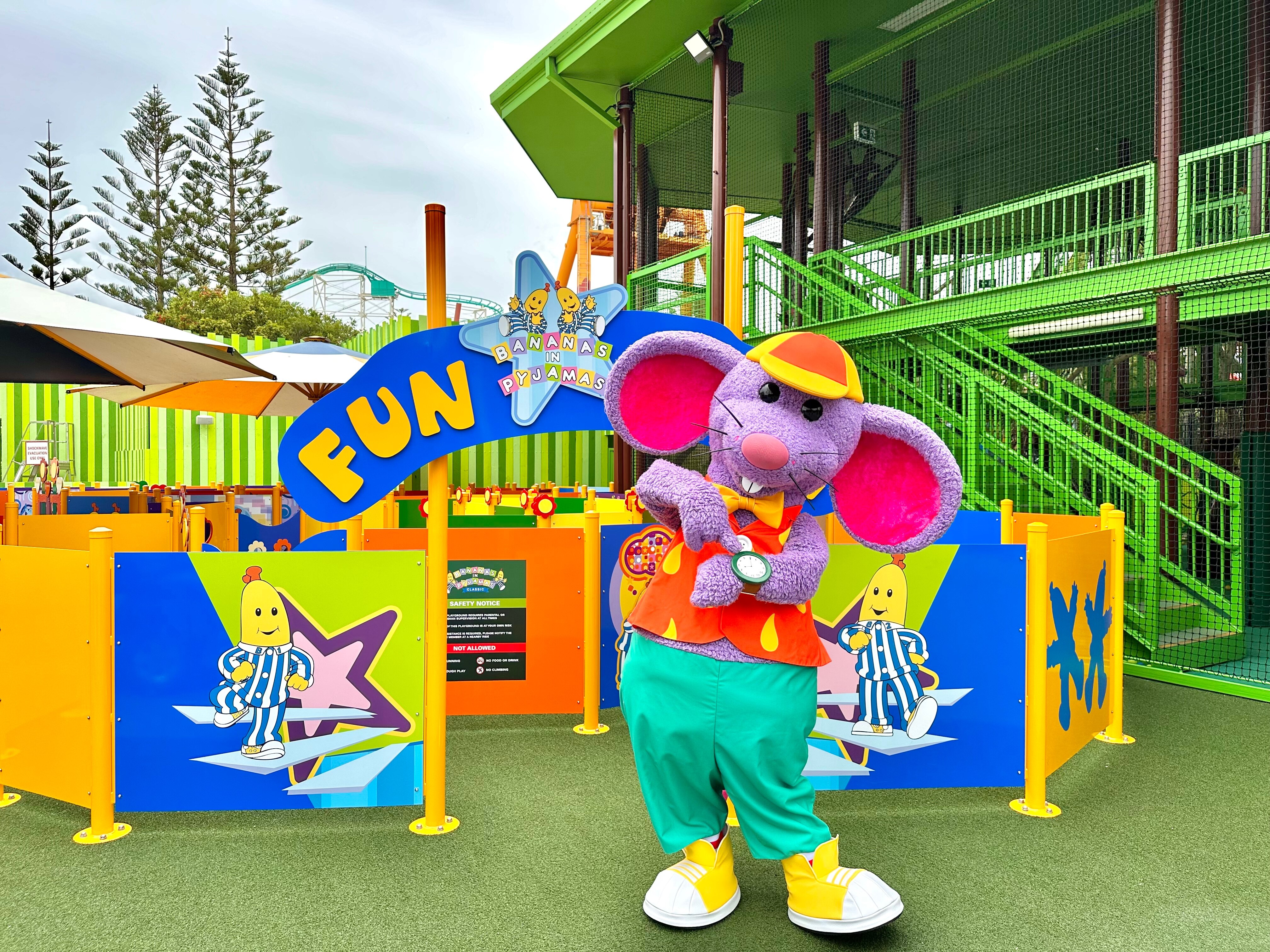 Rat in the Hat at Dreamworld