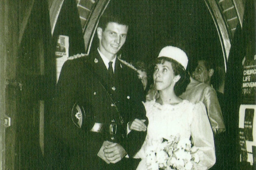 Sara and David Ferguson's wedding on January 11, 1966