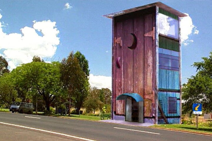 A graphic of Dunedoo's proposed Big Dunny.