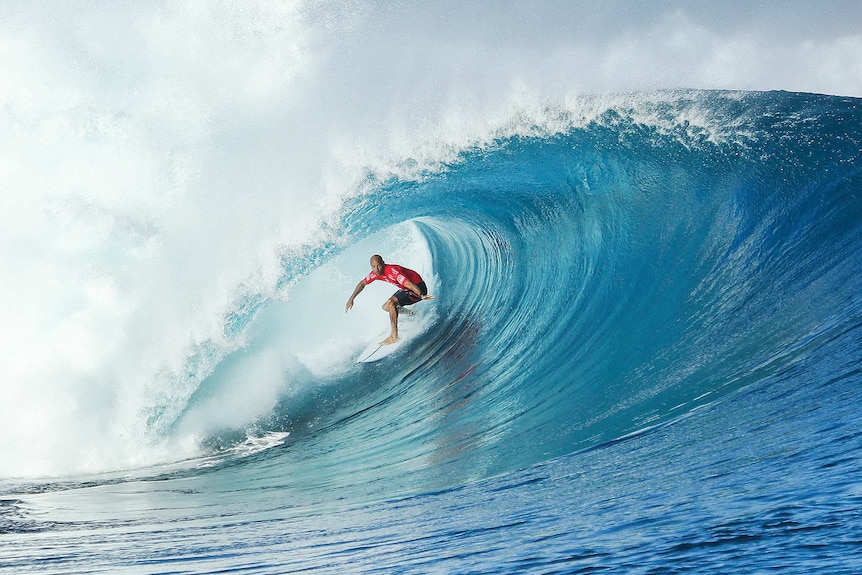 Kelly Slater perfect 10 in Fiji