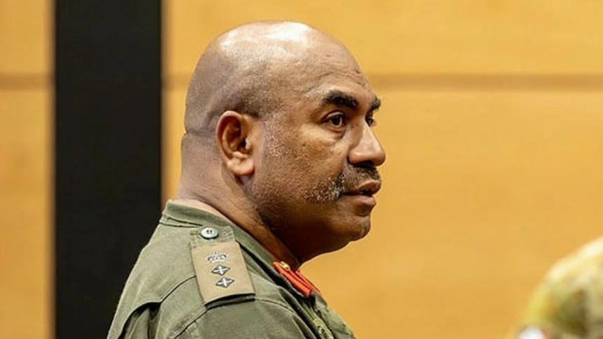 A Fiji military officer