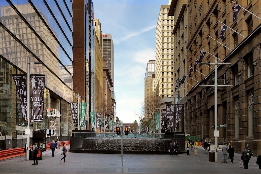 Martin Place, in Sydney, in an undated photo.