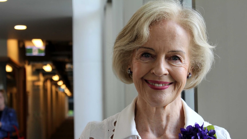 Dame Quentin Bryce at the 612 ABC Brisbane studio.