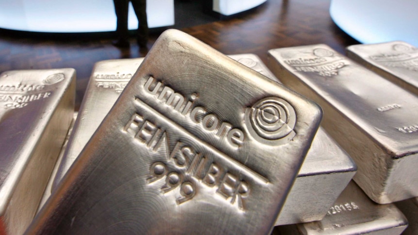 Silver bullion bars