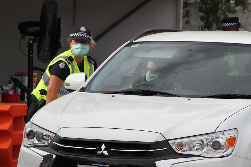 Police checking permits in Albury-Wodonga