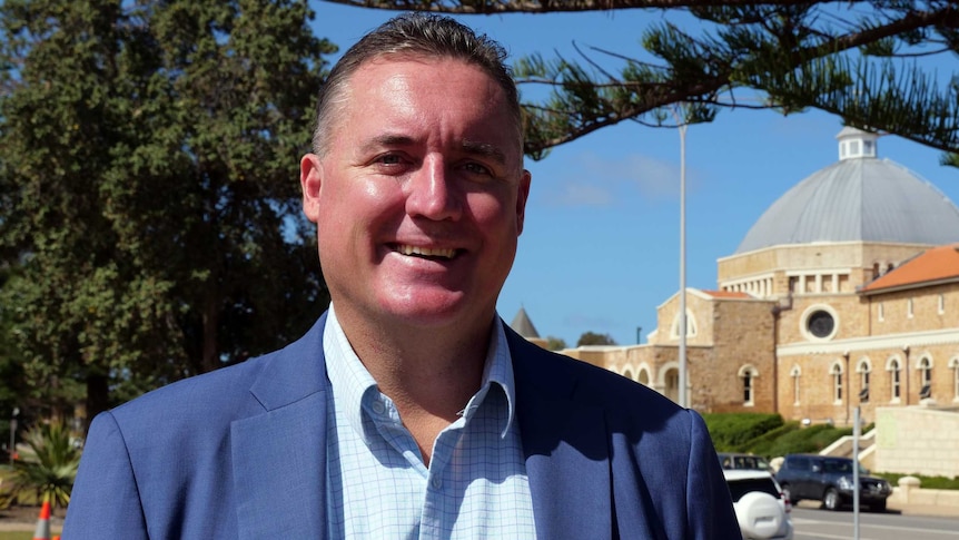 Headshot of City of Greater Geraldton Mayor Shane Van Styn smiling.