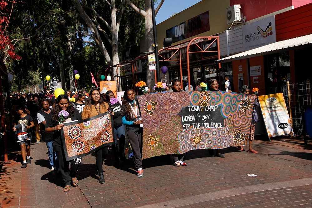 Domestic Violence In Alice Springs Town Camps Prompts March To Raise ...