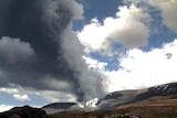 Te Maari Crater erupts on November 21, 2012.