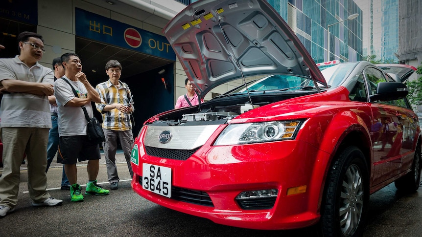 Hong Kong electric taxi