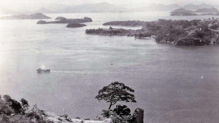 Doug Watson's photograph from a park of the inland sea and islands.