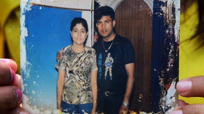 Khadiwada Narayanz Dhairali with his wife