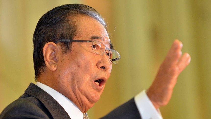 Tokyo governor Shintaro Ishihara announces his resignation