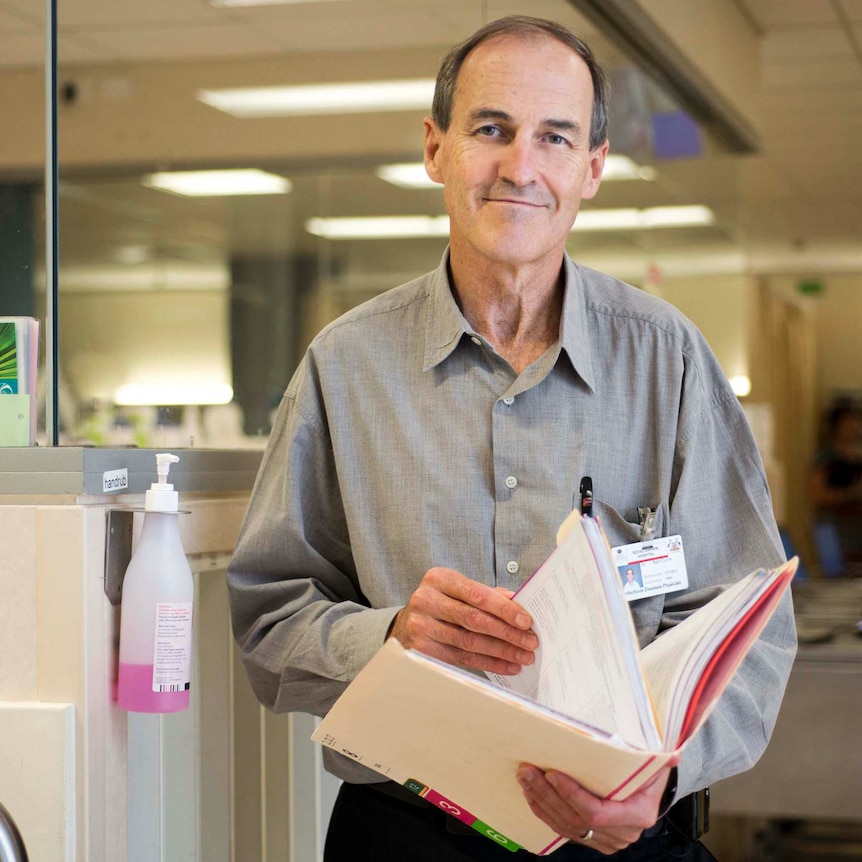 Professor Bart Currie from the Menzies School of Health Research in Darwin