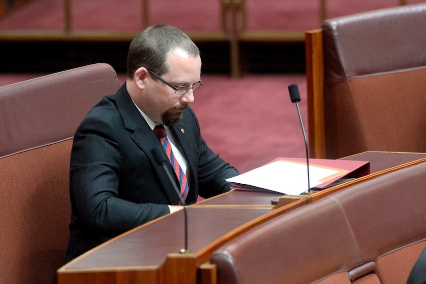 Senator Ricky Muir is leading the charge to put a cap on parliamentary entitlements.