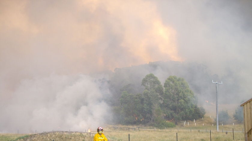 Race against time...100 fires were started by lightning yesterday.