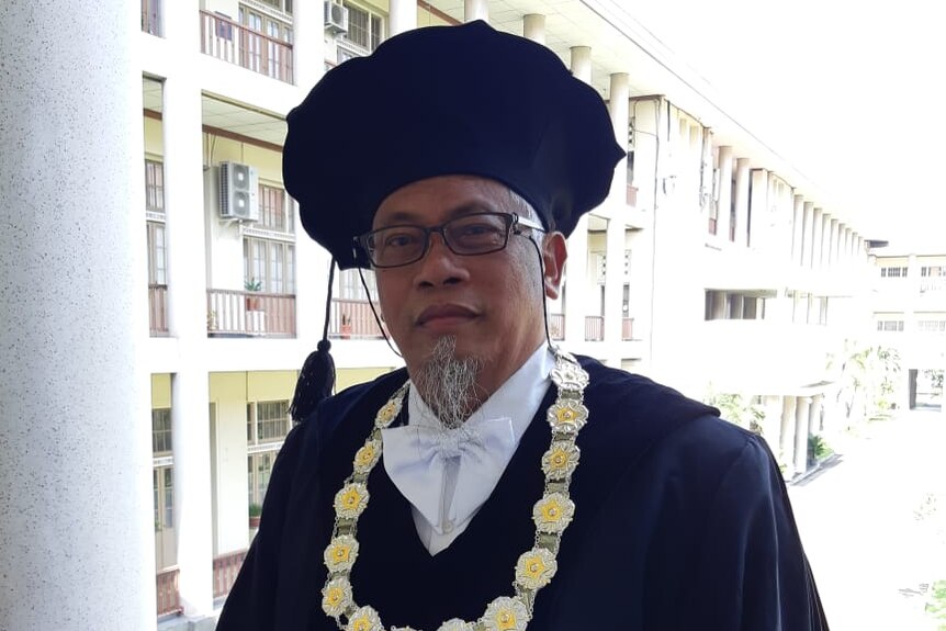 Prof. Koentjoro Soeparno Ketua Dewan Guru Besar UGM Yogyakarta dan juga pengajar di Fakultas Psikologi.