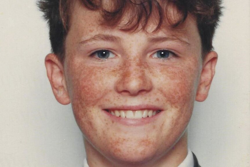 David Welsh - school photo headshot as year 11 student at Brisbane Grammar School.