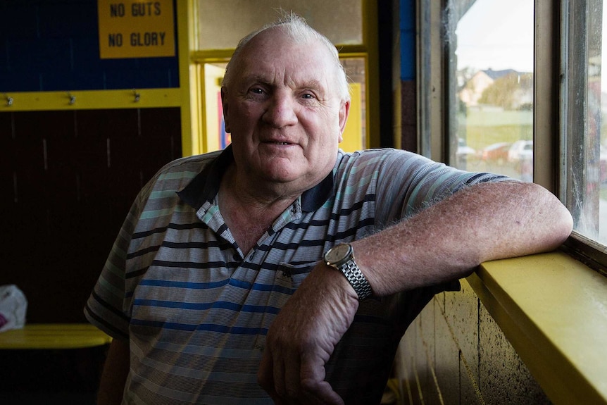 Lewis McCulloch has been involved with the West Ulverstone Football Club since it started in the 1970s.