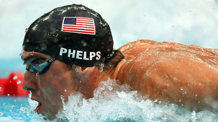 Michael Phelps wins one of eight gold medals in Beijing. He is up for another seven events in London.
