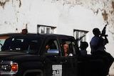 Vigilantes fighting Mexican drug cartel the Knights Templar on a street patrol