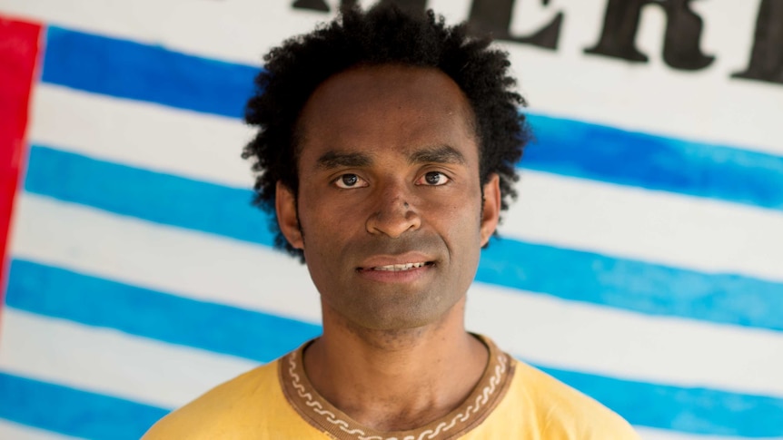 West Papua protester