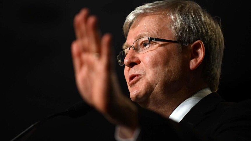There's a growing acceptance Kevin Rudd must play an active role in the campaign.