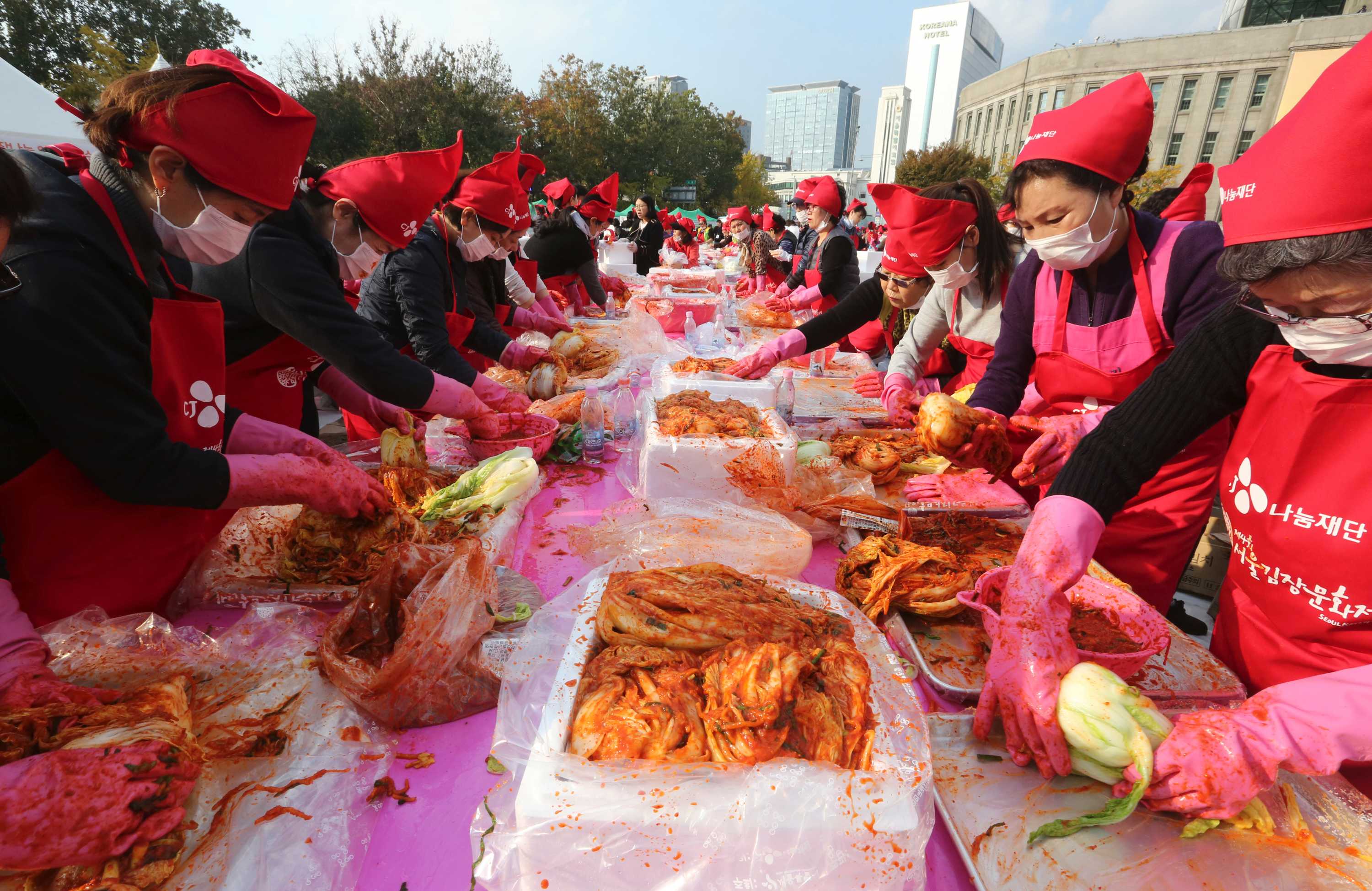 Seoul Kimchi Festival Thousands gather in South Korea's capital to