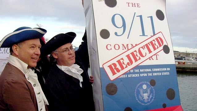 Two 9/11 Truthers at an event in December, 2007.