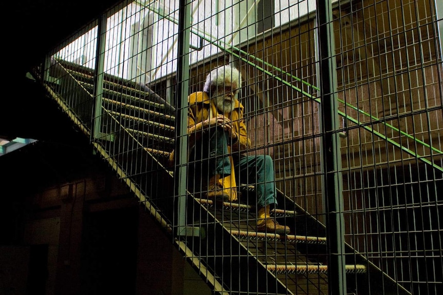 Jack Charles inside Pentridge Prison