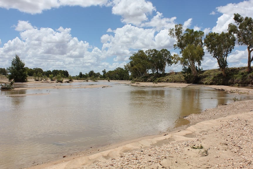 The Flinders River in Hughenden