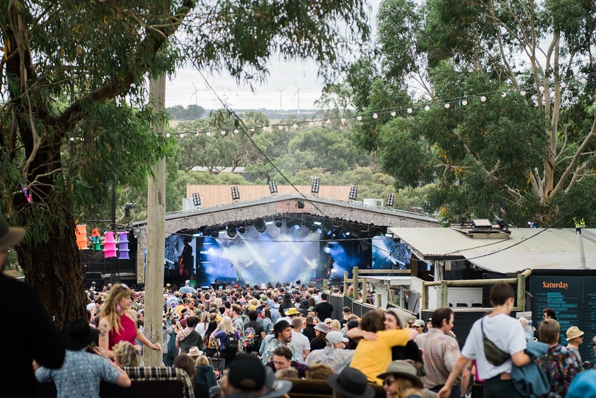 Golden Plains crowd during the day time in 2020