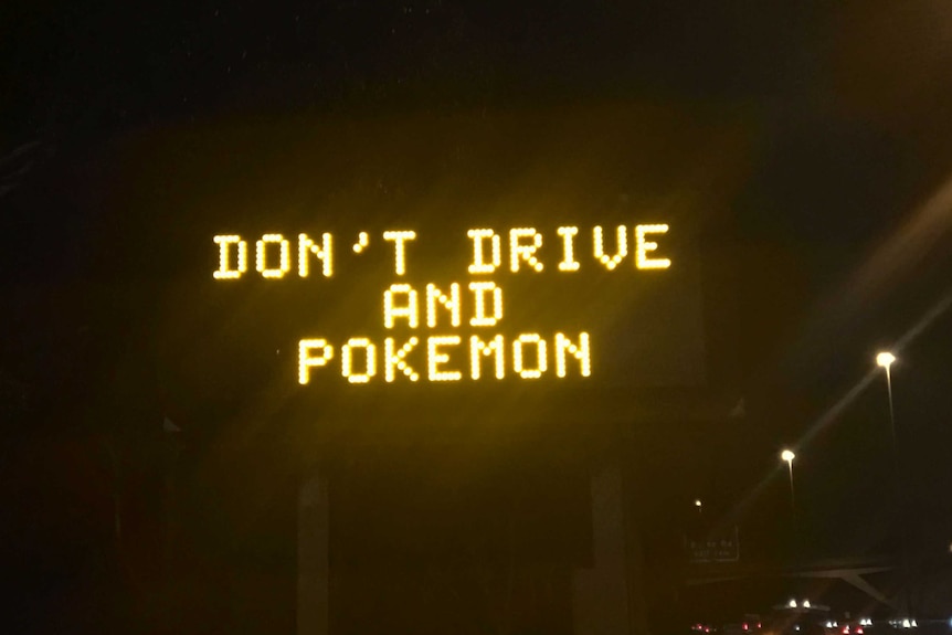 Pokemon warning sign
