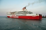 Spirit of Tasmania ferry leaves Devonport