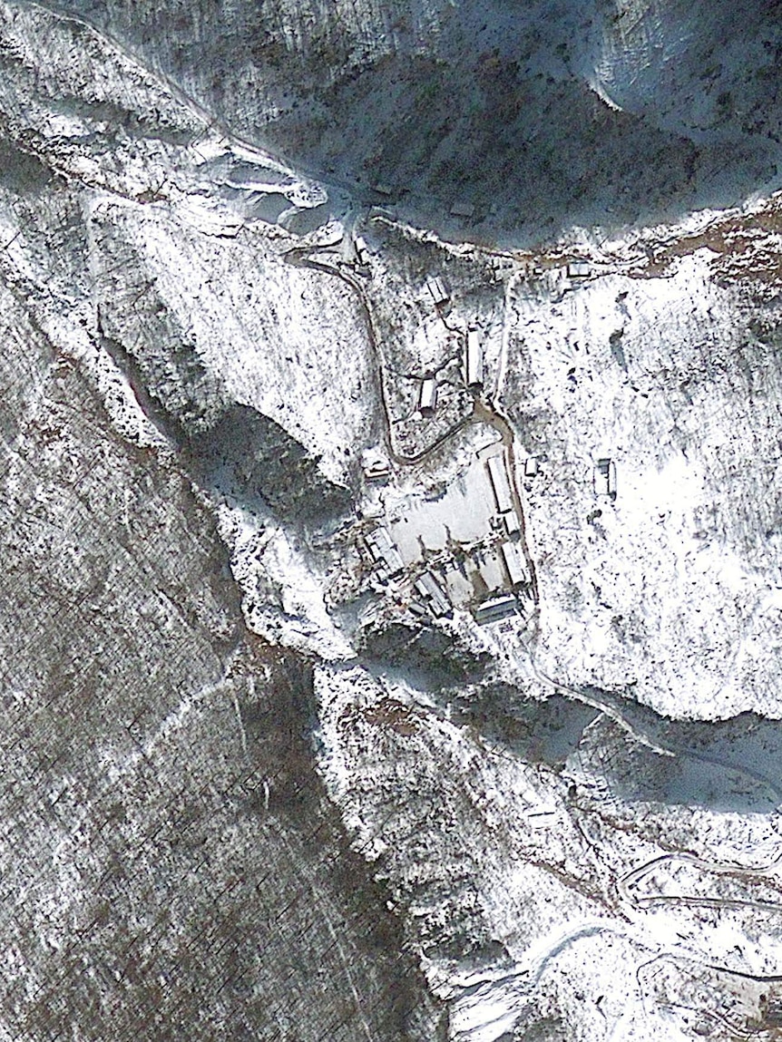 Punggye-ri nuclear test facility in North Korea