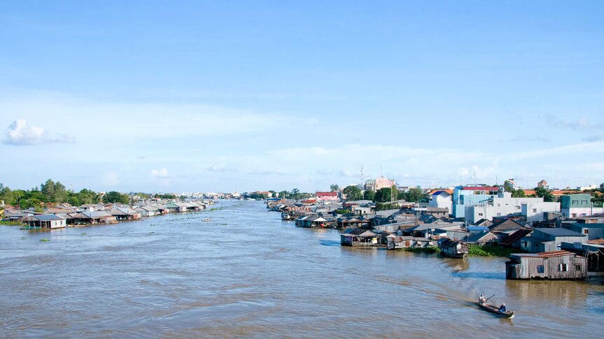 Vietnam's floating housing.