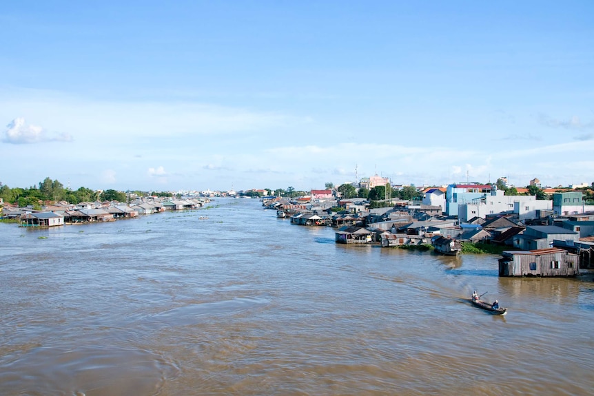Vietnam's floating housing.