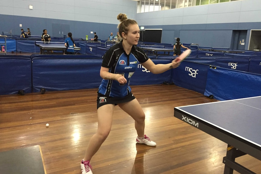 Victorian table tennis player Melissa Tapper