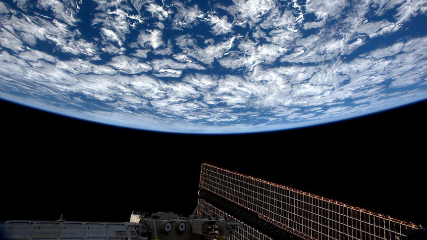 Earth as seen from the International Space Station.