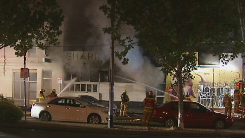 Fire at Clifton Hill antiques shop