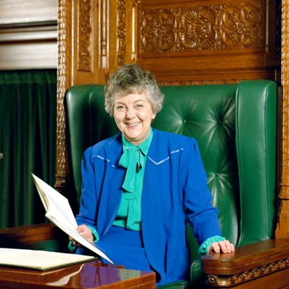 Former speaker Joan Child