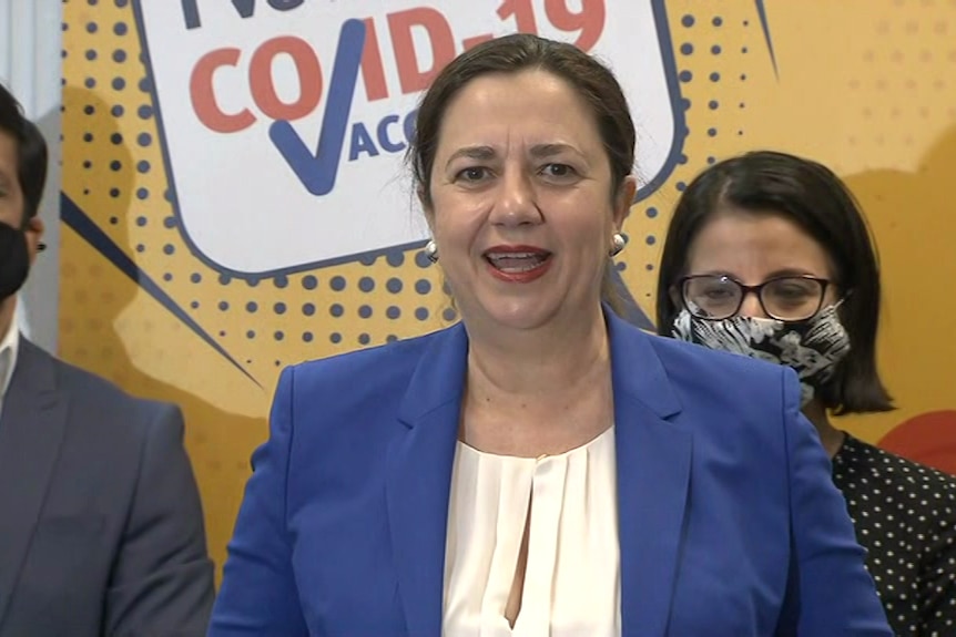 Queensland Premier Annastacia Palaszczuk provides a COVID-19 update