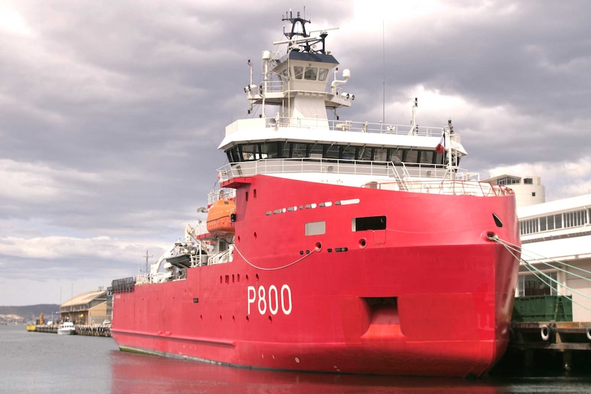 French Antarctic ship the Astrolabe