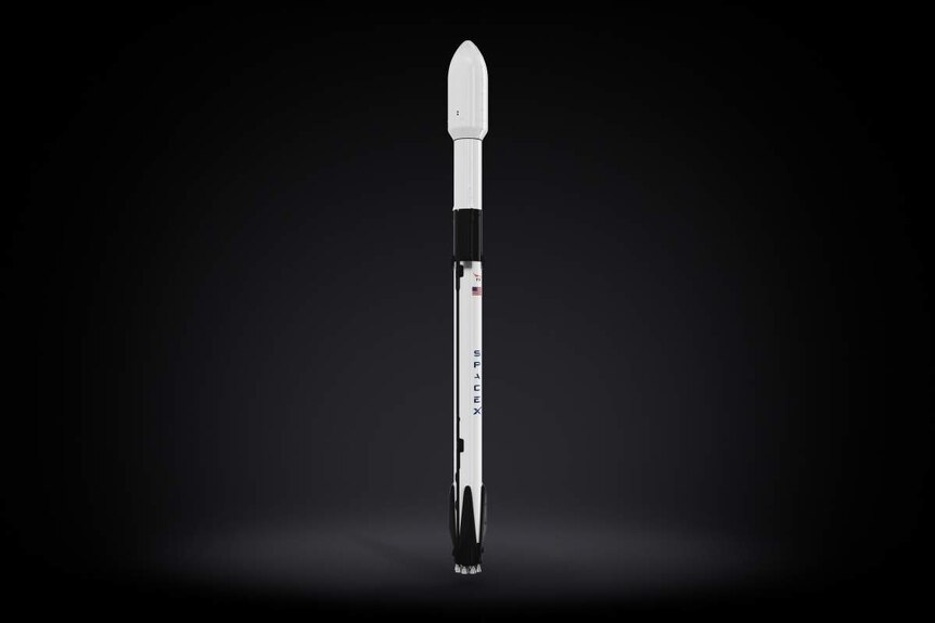 The Space X Falcon 9 Rocket